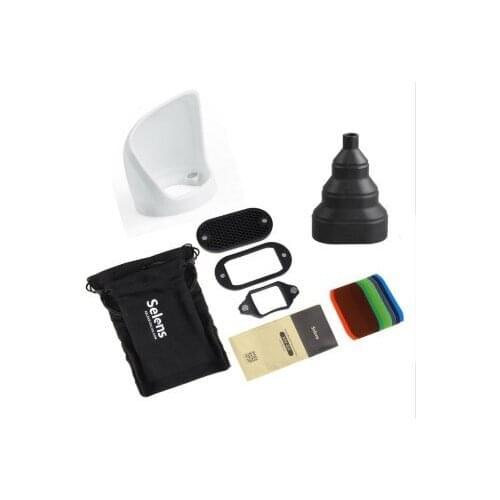 DSLR Camera Flash Speedlight Honeycomb Grid Diffuser Reflector with Magnetic Gel Band filters Flash Light Diffuser Accessories