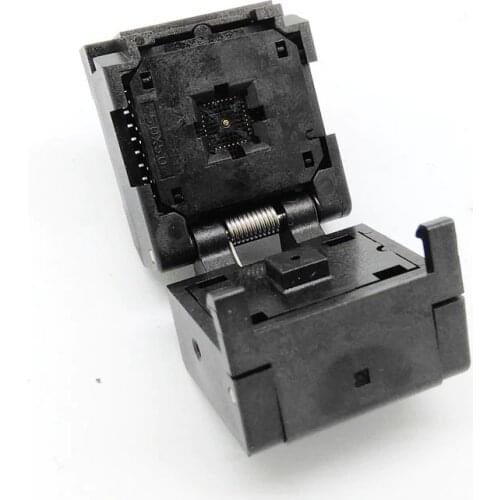 QFN32 MLF32 Burn in Socket IC Test Socket IC550-0324-007-G Pitch 0.5mm Chip Size 5*5 Flash Adapter Clamshell Programming Socket