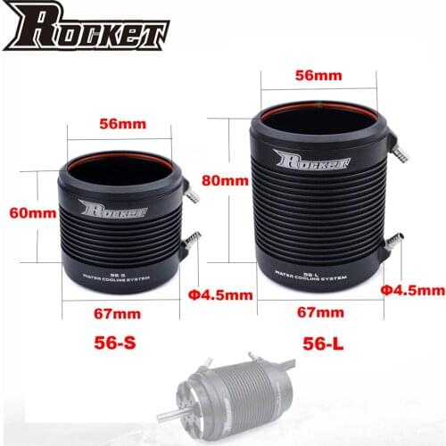RC Boat SURPASS HOBBY Rocket 56-L 56-S CNC Marine Water Cooling Jacket for 5682 5692 56102 56112 RC Boat Brushless Motor