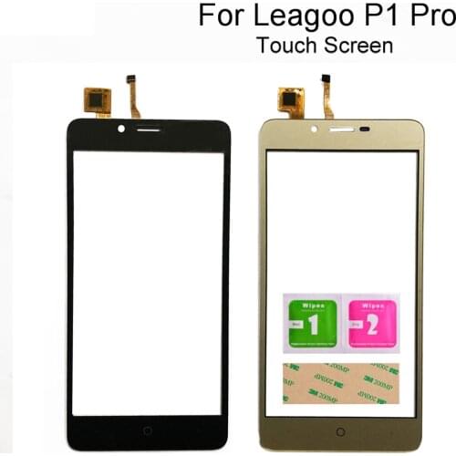 5.0'' Mobile Phone Touchscreen For Leagoo P1 Pro Touch Screen Glass Digitizer Panel Lens Sensor Tools 3M Glue Adhesive