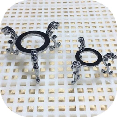 Silver Metal Crystal Sphere Display Base Wholesale Folk Crafts For Home Decoration