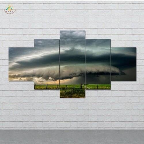 Tornado Dead God Comes Wall Art HD Prints Canvas Art Painting Modular Picture And Poster Canvas Painting Decoration Home 5 PIECE