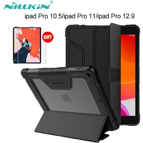RU Clearance Nillkin PU Leather Smart Case Stand for iPad Air 2019/ Pro 10.5 2017/Mini 2019/Mini 4/Pro 11 2018/Pro 12.9 2018