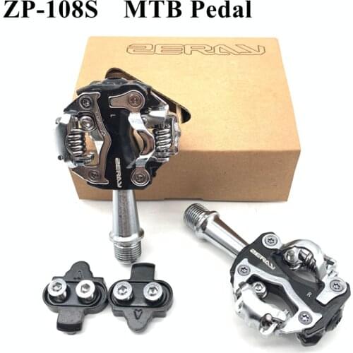 ZERAY ZP-108S Cycling Road Bike MTB Clipless Pedals Self-locking Pedals SPD Compatible Pedals Bike Parts 108S