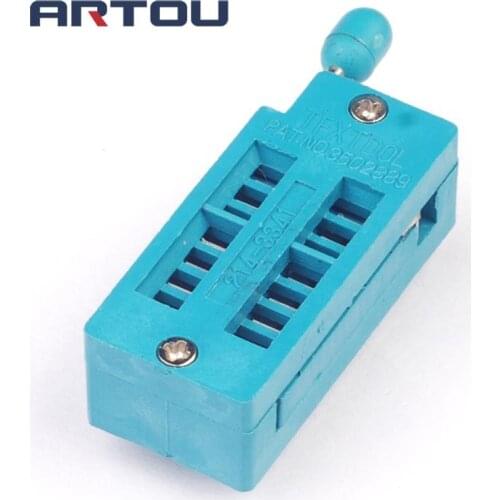 1PCS 14 Pin Universal ZIF Socket for IC Test and Program