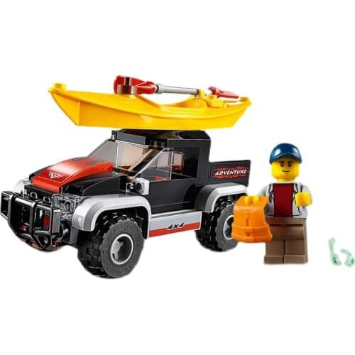 11218 Urban Kayak Adventure 60240 Childrens Puzzle Assembled Building Block Toy Gifts