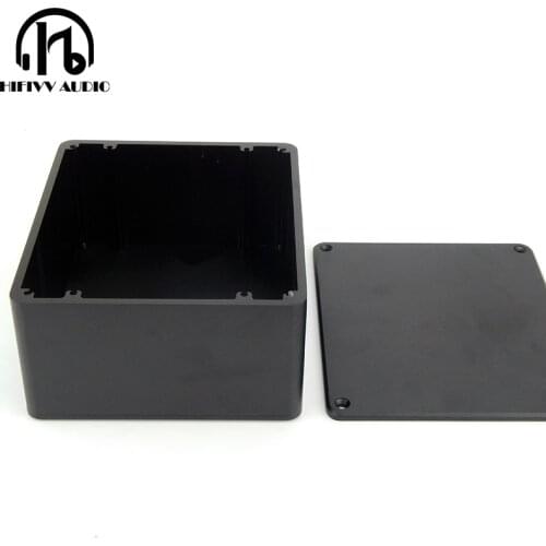 High quality pure aluminum case of amplifier power supply dac chassis box size is160*75*140mm balck metal Metal Shield cover