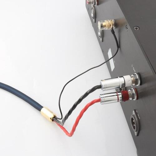 New Hifi audio 4 core OFC Silver Plated G5 shield RCA 5 pin DIN XLR U spade plug Audio Phono Tonearm Cable with Ground Wire