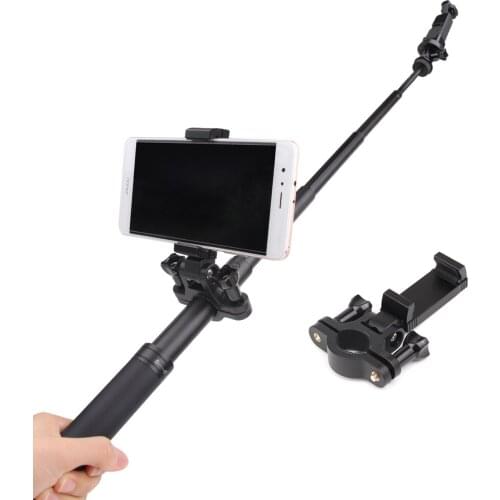 Sunnylife Smartphone Bracket Holder Selfie Support on Extension Rod for OSMO POCKET ACTION GOPRO Sports Cameras