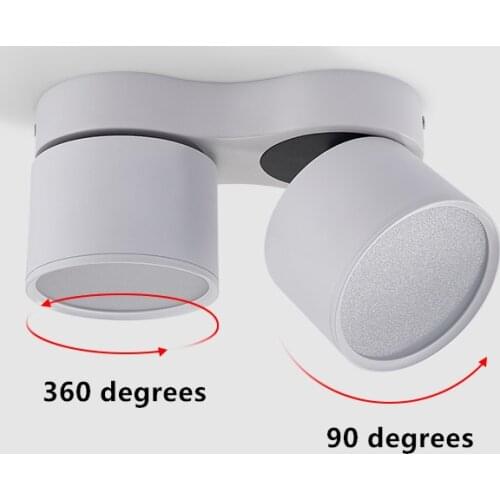 Dobrável Luminária led para teto, lâmpadas led de 7w 10w 20w 30w para teto, iluminação interna, ac85 ~ 265v