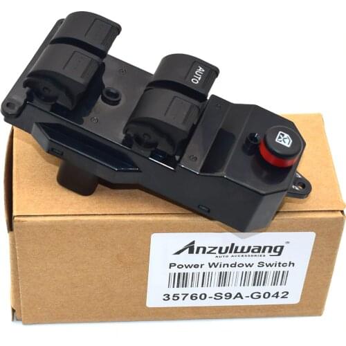 35760-S9A-G042A 35760-S9A-G042 35760S9AG042A Power Window Regulator Master Switch For Honda CRV CR-V 2002-2006 Civic 2001-2005