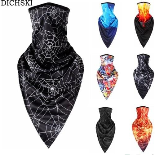 DICHSKI Hot New Summer Scarf Outdoor Sports Cycling Equipment Bicycle Bandana Headwear Mask Neck Triangle Bicycle Headband Scarf