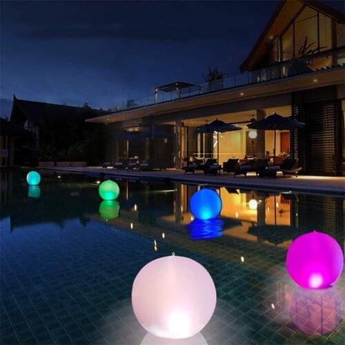 Hot Outdoor Waterproof LED Garden Ball Light RGB Decor Christmas Wedding Party Lawn Lamp Swimming Pool Floating Remote Control