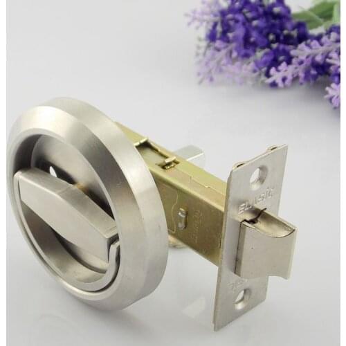 Good cross lock handle lock ring stainless steel contact single channel door latch lock wall