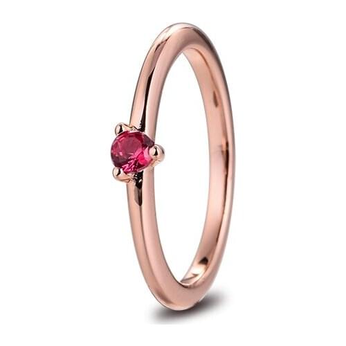 100% Real 925 Sterling Silver Rings for Women Red Solitaire Ring Fine Jewelry Wedding Party Gift Multi Color 2021 New