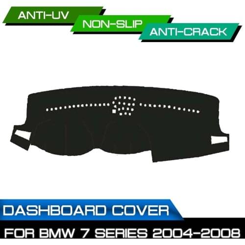Car Dashboard Mat Anti-dirty Non-slip for BMW 7 Series 2004 2005 2006 2007 2008 Dash Cover Mat UV Protection Shade Sticker