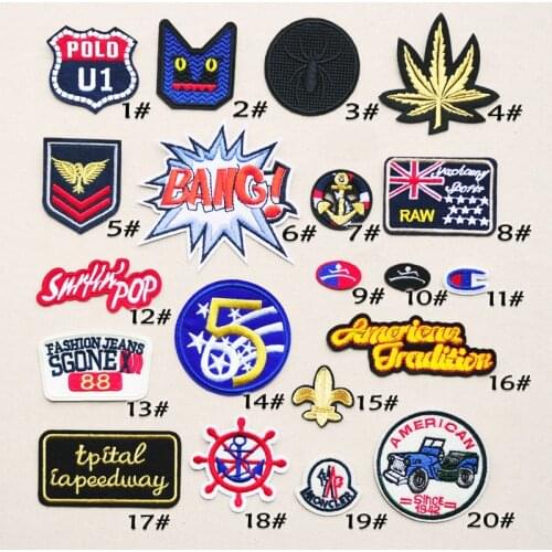 Fashion personality wild cloth badge affixed stickers cowboy clothes decorative applique repair small holes patch for Children