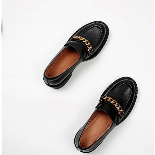 MORDOAN Leather Pumps