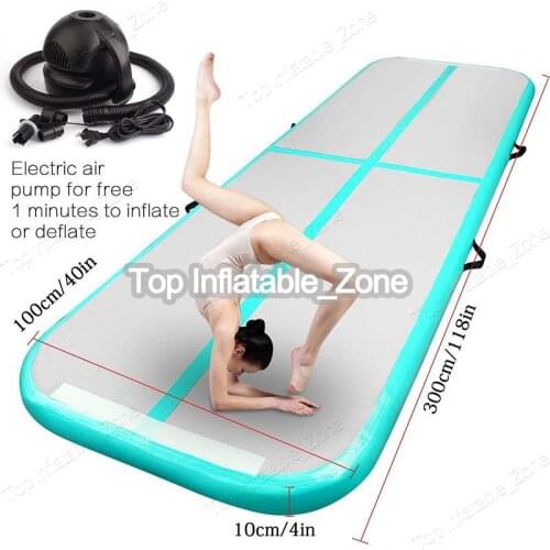 Inflatable Track Gymnastics Mattress Gym Tumble Airtrack Floor Yoga Olympics Tumbling wrestling Yogo Electric Air Pump 4m 5m 6m