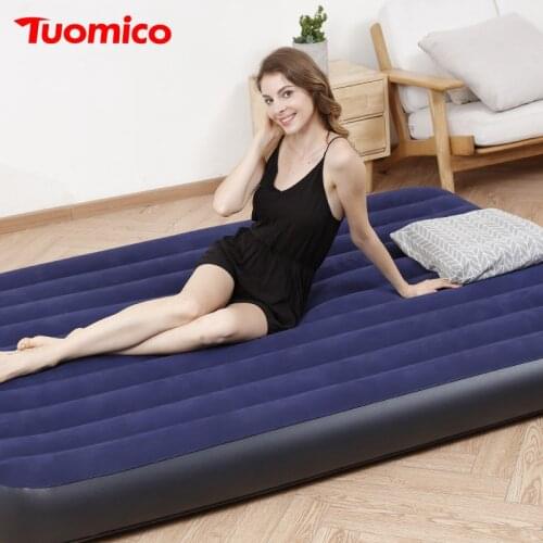 Car SUV Back Outdoor Camping Portable Inflatable Cushion Household 1 2 3 Person Mattress Flocking PVC Yoga Mat Beach Hiking Bed