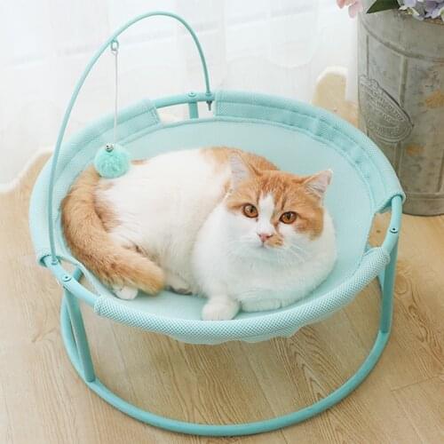 New Summer Pet Cat Bed Washable Hammock Mats Small Dog Bed Cats Basket Lounger Comfortable Breathable Dogs Nesk Pets Supplies