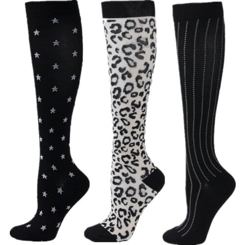 New Compression Socks Halloween Black Series Funny Compression Socks Golf Tube Nuring Running Men Women Calf Compression Socks