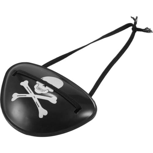 Pirate Eye Patch Skull Crossbone Eyepatch Eye Mask for Halloween Cosplay Party Masquerade Ball Fancy Costume Accessory