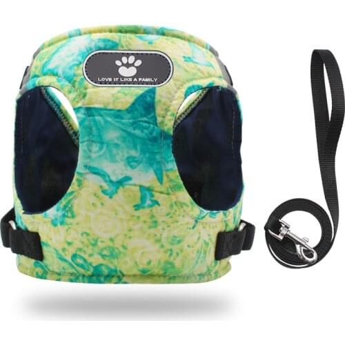 Pet Dog Cat Harness French Bulldog Chest Strap Puppy Small Dogs Harnesses Vest for Chihuahua Teddy Pug Walking Training