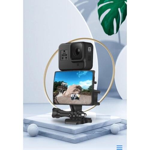 For gopro hero 9 8 7 6 5 universal selfie mirror refractor tripod selfie stick gopro accessories hero 9 hero 8 hero 7 hero 5