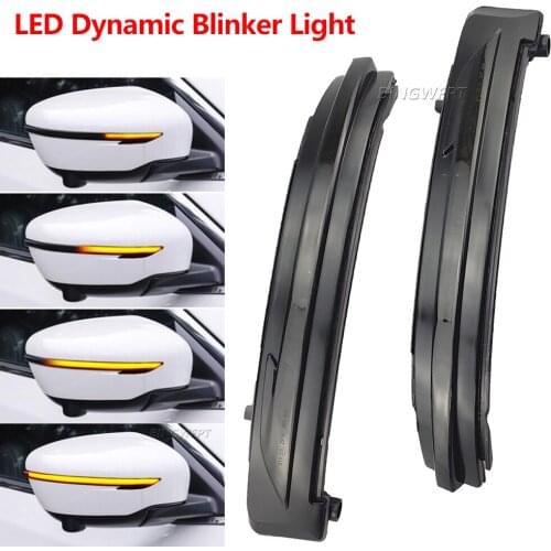 1pair For Nissan X-Trail T32 Qashqai J11 Murano Z52 Navara NP300 Pathfinder Side Mirror LED Dynamic Turn Signal Light