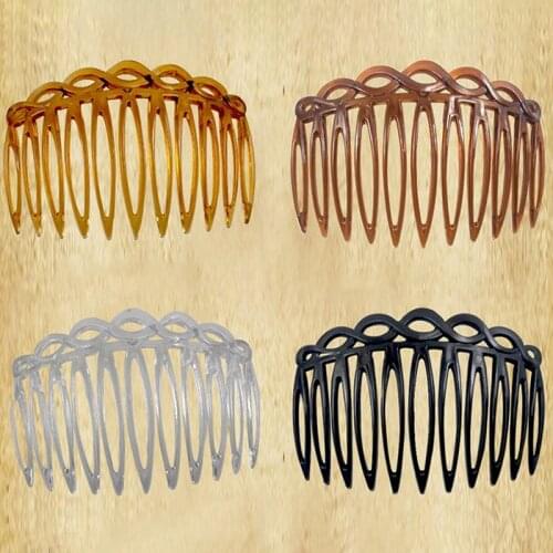 10 Piece Side Comb French Comb Straight Tooth Hairpin Comb Scalp Massage Comb Hair Brush Hair Styling Tool