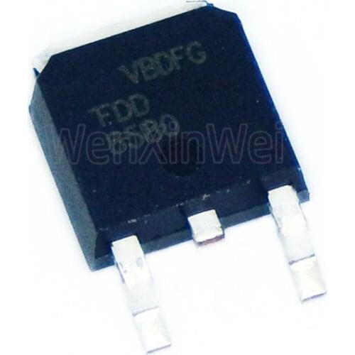 10PCS/LOT New Original FDD8580 Patch The TO252 MOS Field Effect Tube N Pipe 20V/35A