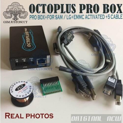 100% Original new Octopus/octoplus pro box for Samsung imei repair and unlock with 18 cables