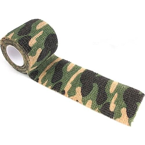 11colors Army Camo Outdoor Hunting Shooting Blind Wrap Camouflage Stealth Tape Waterproof Wrap Durable 5cmx4.5m