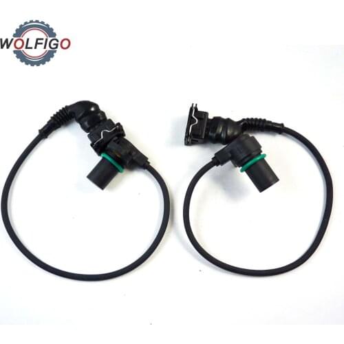 WOLFIGO 2pcs UPPER TIMING CASE Cam Camshaft Position Sensor 12147539166 for BMW 540 540i X5 Z8 740i 740iL LAND ROVER