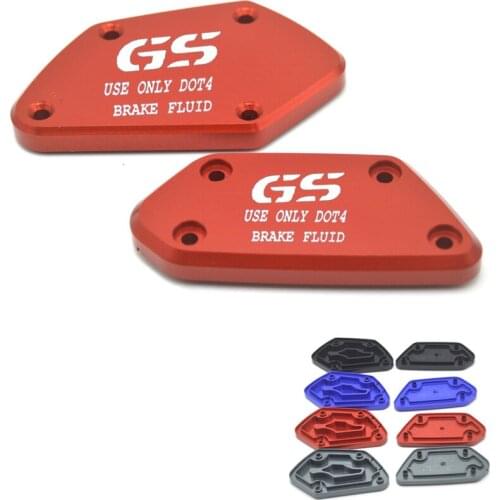For R1250GS R1200GS LC Adventure Motorcycle Accessories CNC Front Brake Clutch Fluid Reservoir Cover Caps & Logo