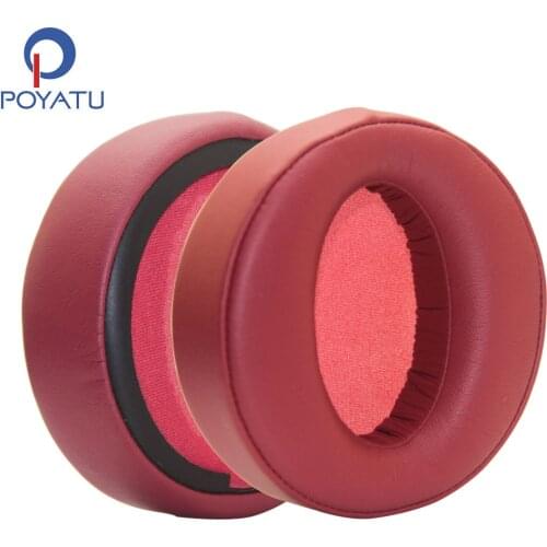 Poyatu XB950BT Ear Pads for SONY MDR-XB950BT XB950N1 Headphone Replacement Ear Pad Cushion Cups Ear Cover Earpads Black Red Blue