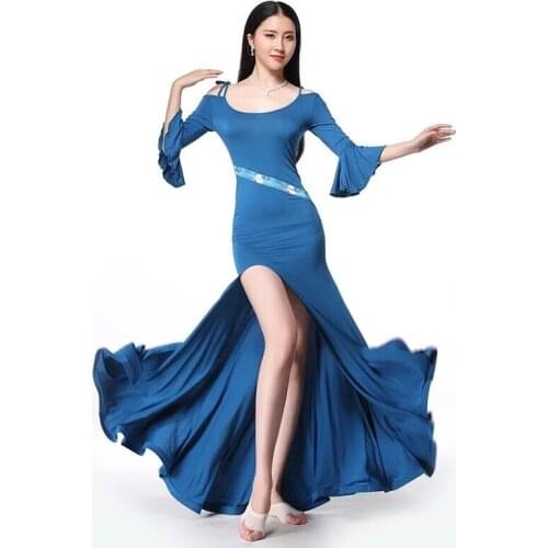 Large size good quality Belly Dance Dress 2020 new set sexy summer and autumn long dress beginner performance dancer dress
