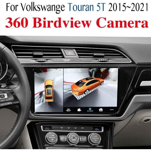 For Volkswange VW Touran 5T 2015~2021 Car Multimedia GPS Audio Radio Navigation NAVI Player Built-in CarPlay 360 BirdView