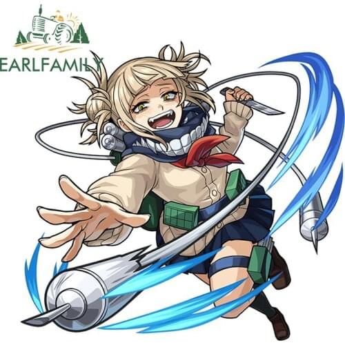 EARLFAMILY 13cm x 12cm for My Hero Academia Car Stickers and Decals Cool Window Bumper Laptop Motorcycle Anime Car Accessories