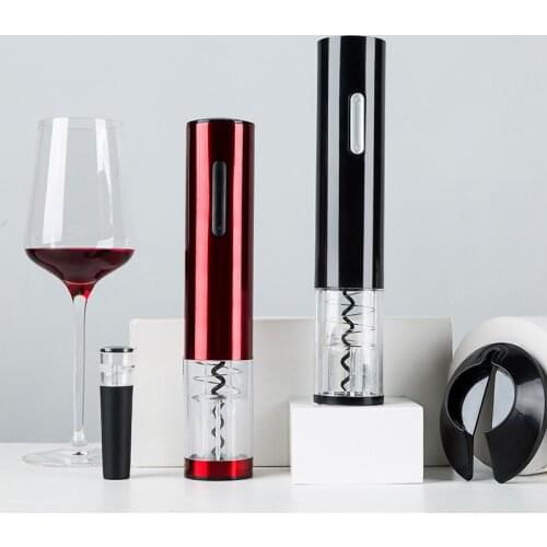 Electric Bottle Wine Opener Dry Battery Automatic Corkscrew Opener Kichen Accessories with Foil Cutter IV003 Bottle Openers Wine
