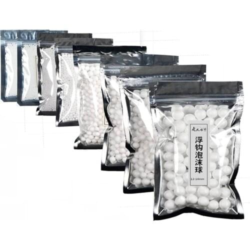 Ball Floating bait fisbhing Bobbers Fluorescent Drift Ball Foam Strike Fishing Float Buoyancy Balls Fishing Accessories one bag