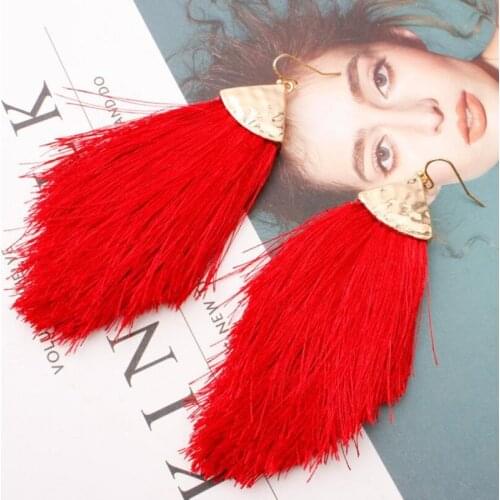 Dainty Ladies Earrings Feather Tassel Long Chain Pendant Temperament Earrings For Women Mothers Day Mom Gift Chic Jewelry