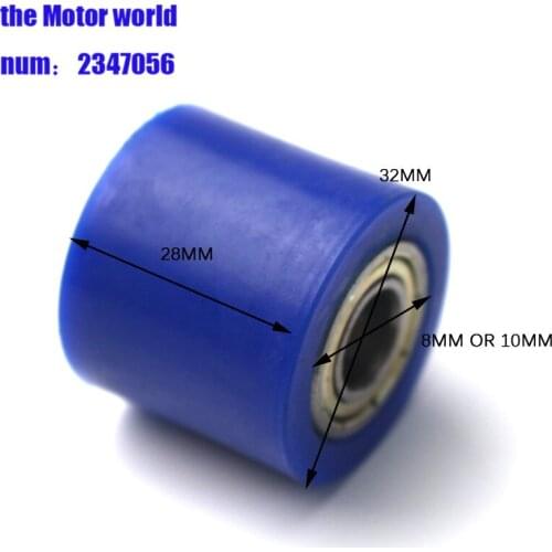 8mm 10mm Chain Roller Tensioner Pulley Wheel Guide For YZF KTM RMZ KLX CRF 80 250 150 250 450 Motocross Pit Dirt Bike