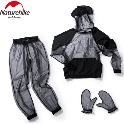 Naturehike Outdoor Anti-mosquito Suit Anti-insect Anti-bite Fshing Camping Lightweight Perspective Fishing Clothing