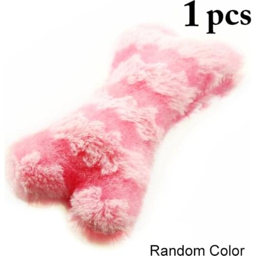 Legendog Puppy Dog Bone Toy Fleece Sound Toy Funny Dog Teeth Cleaning Toy Squeaky Sound Toys Soft Fleece Easy To Clean Products