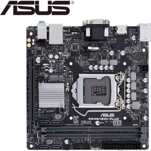 Used motherboard ASUS PRIME H310I-PLUS DDR4 Socket 1151 Desktop Mainboard DDR4 Dual Channel mainboard