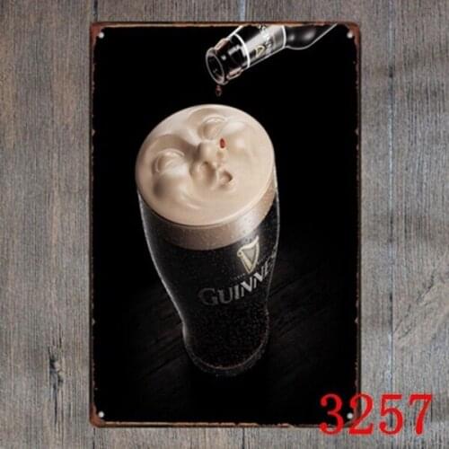 Metal Tin Sign Guinness Beer Decor Bar Pub Home Vintage Retro Poster