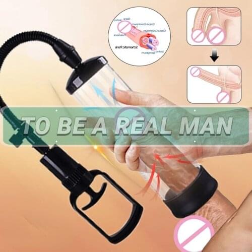 Penis Pump Dick Enlargement Penis Extender Male Masturbator Sex Shop Penile Enlarger Vacuum Pump Sex Toy For Men Adult Sexy Toys