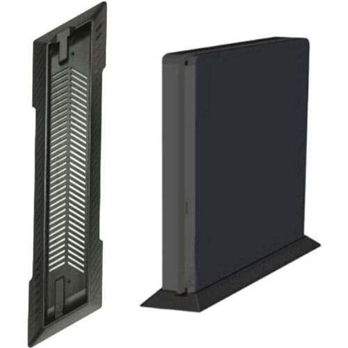 ABS Non Slip Cooling Vertical Stand Dock Mount Secure Supporter Cooler Base Holder Cradle for Sony PlayStation4 PS4 Slim Console